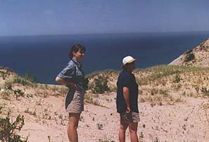 Looking Over Lake Michigan