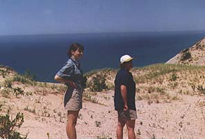 Looking Over Lake Michigan