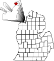 State Map of Michigan